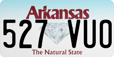 AR license plate 527VUO