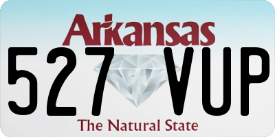 AR license plate 527VUP