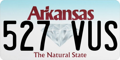 AR license plate 527VUS