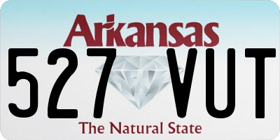 AR license plate 527VUT