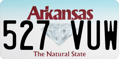 AR license plate 527VUW