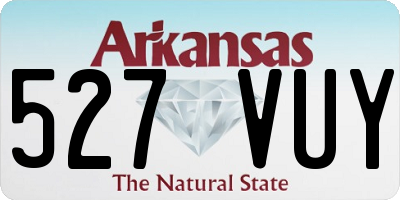 AR license plate 527VUY