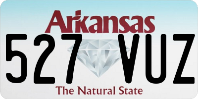 AR license plate 527VUZ