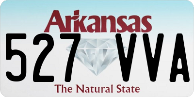 AR license plate 527VVA