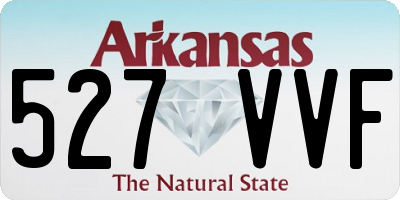 AR license plate 527VVF