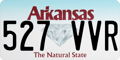 AR license plate 527VVR