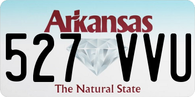AR license plate 527VVU