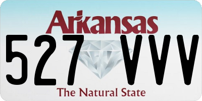 AR license plate 527VVV