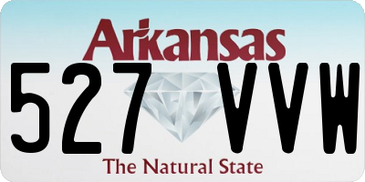 AR license plate 527VVW