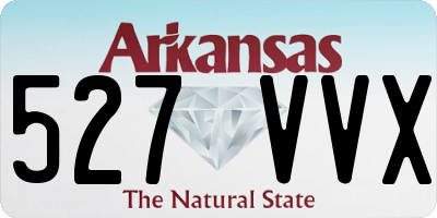 AR license plate 527VVX