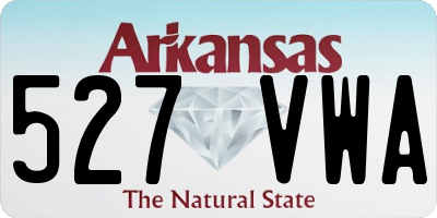 AR license plate 527VWA