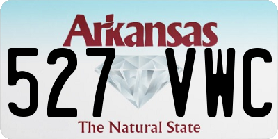 AR license plate 527VWC