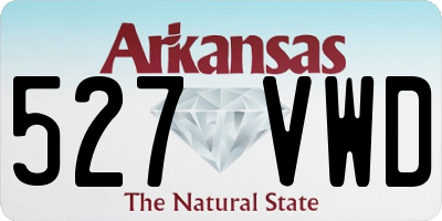AR license plate 527VWD