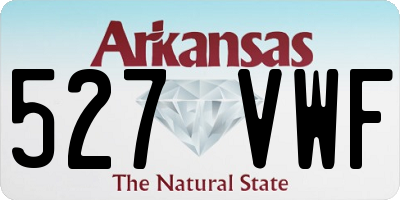 AR license plate 527VWF