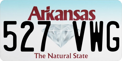 AR license plate 527VWG