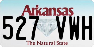 AR license plate 527VWH