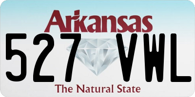 AR license plate 527VWL