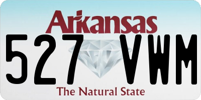 AR license plate 527VWM