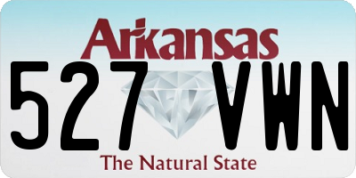 AR license plate 527VWN