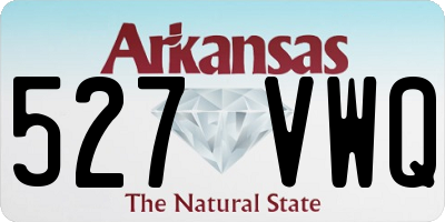 AR license plate 527VWQ