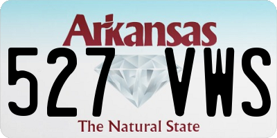 AR license plate 527VWS