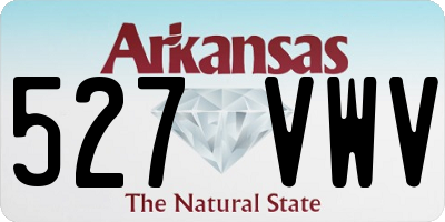 AR license plate 527VWV