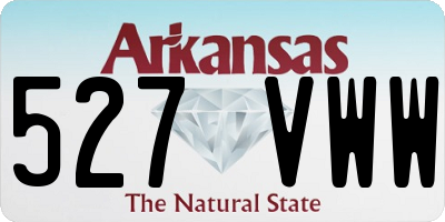 AR license plate 527VWW