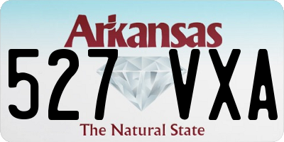 AR license plate 527VXA