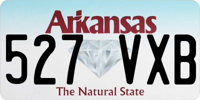 AR license plate 527VXB