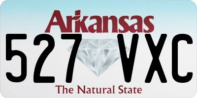AR license plate 527VXC