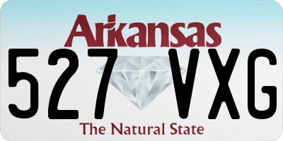 AR license plate 527VXG