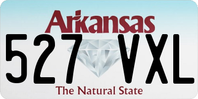 AR license plate 527VXL