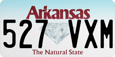 AR license plate 527VXM