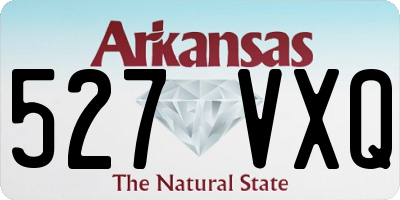 AR license plate 527VXQ