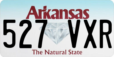 AR license plate 527VXR
