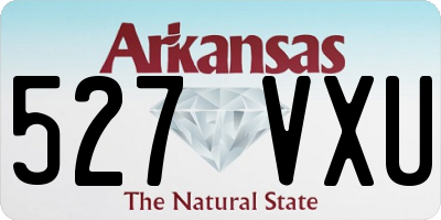 AR license plate 527VXU