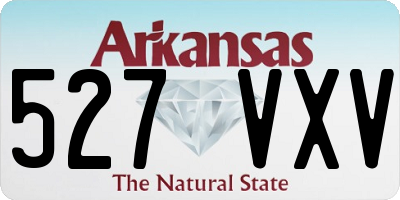 AR license plate 527VXV