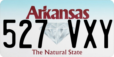 AR license plate 527VXY
