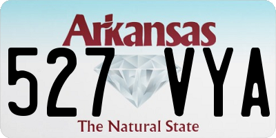 AR license plate 527VYA