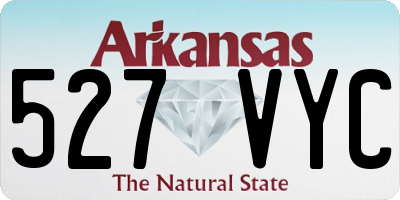 AR license plate 527VYC