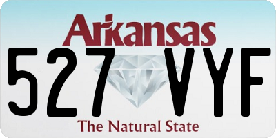 AR license plate 527VYF