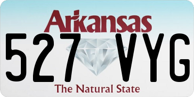 AR license plate 527VYG