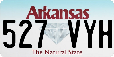AR license plate 527VYH