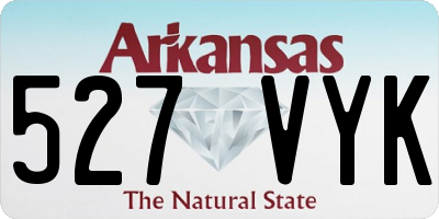 AR license plate 527VYK