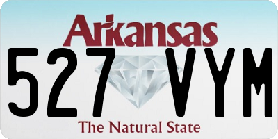 AR license plate 527VYM