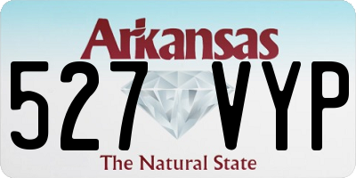 AR license plate 527VYP