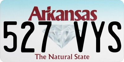 AR license plate 527VYS