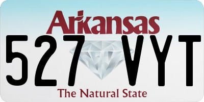 AR license plate 527VYT