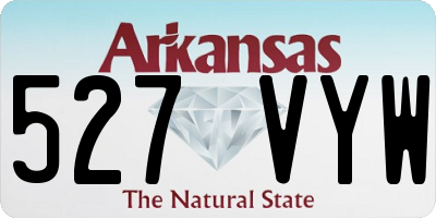 AR license plate 527VYW