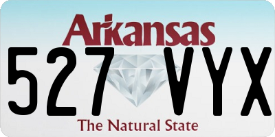AR license plate 527VYX